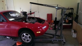 Removing a Miata Engine