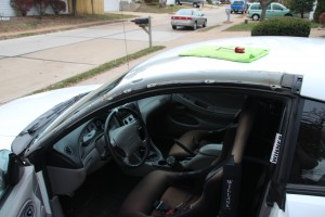 Sail panel removed