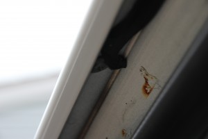 One of the phillips screws, hard to get a picture