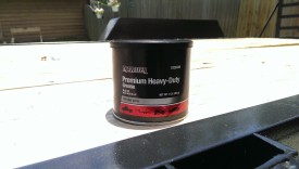 Tub of bearing grease