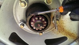 Cotter pin pulled out