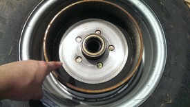 Braked axle