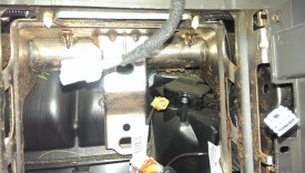 The actuator is the black box on the right