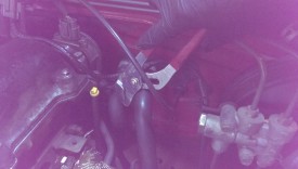 Undo the rubber lines to the core