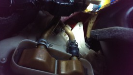 Undoing hose clamp