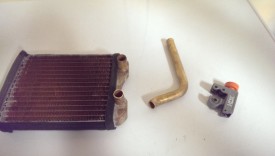Cut pipe off to attach hose