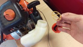 Completely remove the gas cap