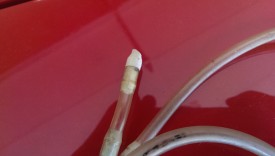 Cracked spray valve
