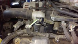 Unclip the electrical plug