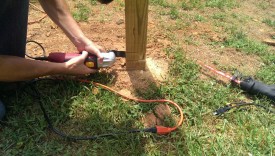 Cutting Bottom Post Notch