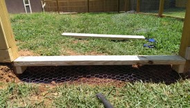 Gate bottom installed