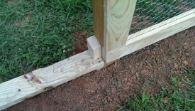 Gate stop block