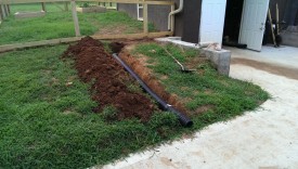 Burying line