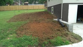 After tilling was complete
