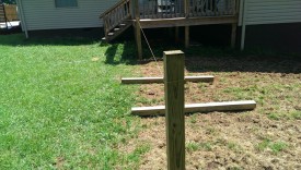 Gate post placement