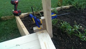 Corner clamps can hold the short sides initially