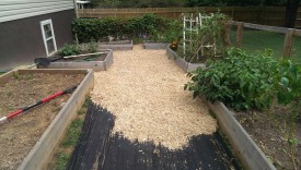 Some mulch added