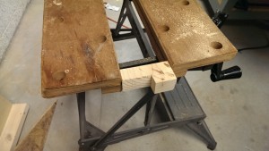 Final piece, ready for a hole