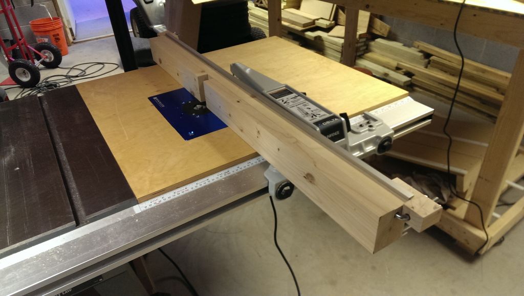 Adding a Table Saw Router Table Extension