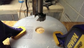 The 30mm hole can go all the way through