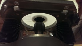 Underside view of the centered subbase
