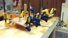 Gluing boards to make them double thick