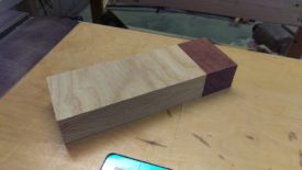 Trimmed the block to pattern dimensions