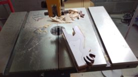 I saved cutting the part with the nails for last