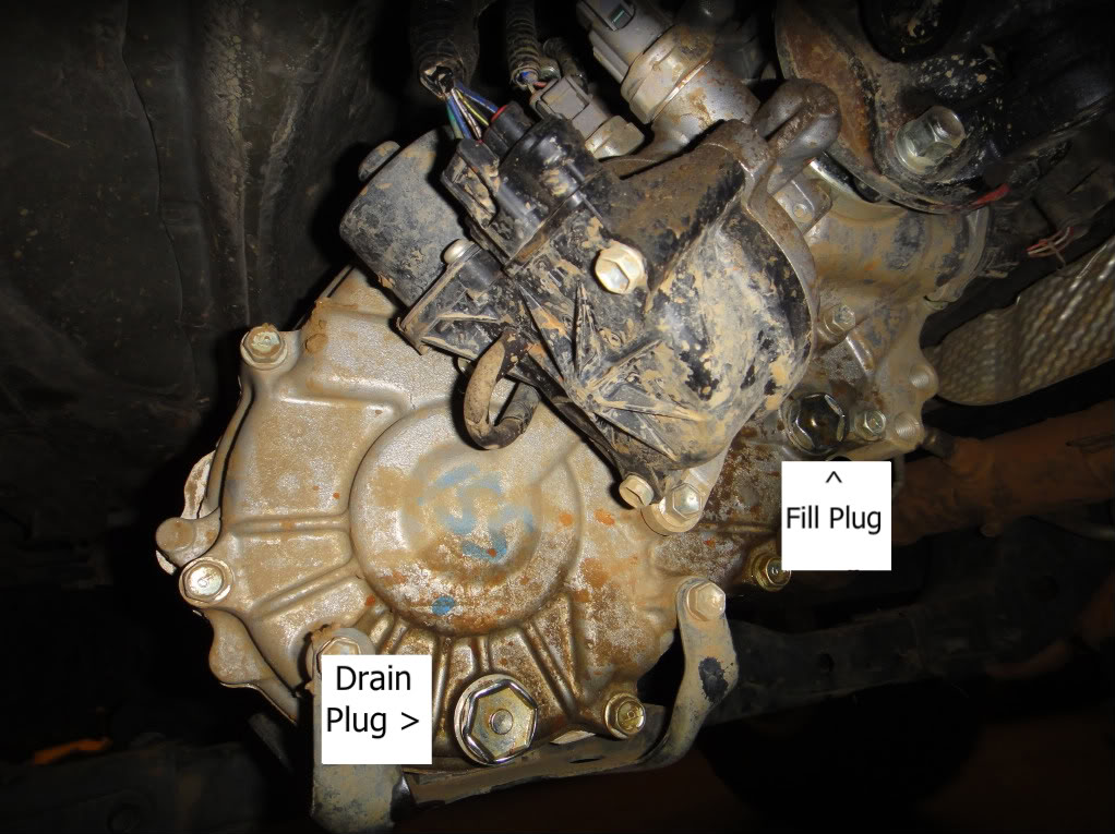 05+ Toyota Tacoma Front Diff / Transfer Case Oil Change ... 1995 toyota t100 wiring diagram 