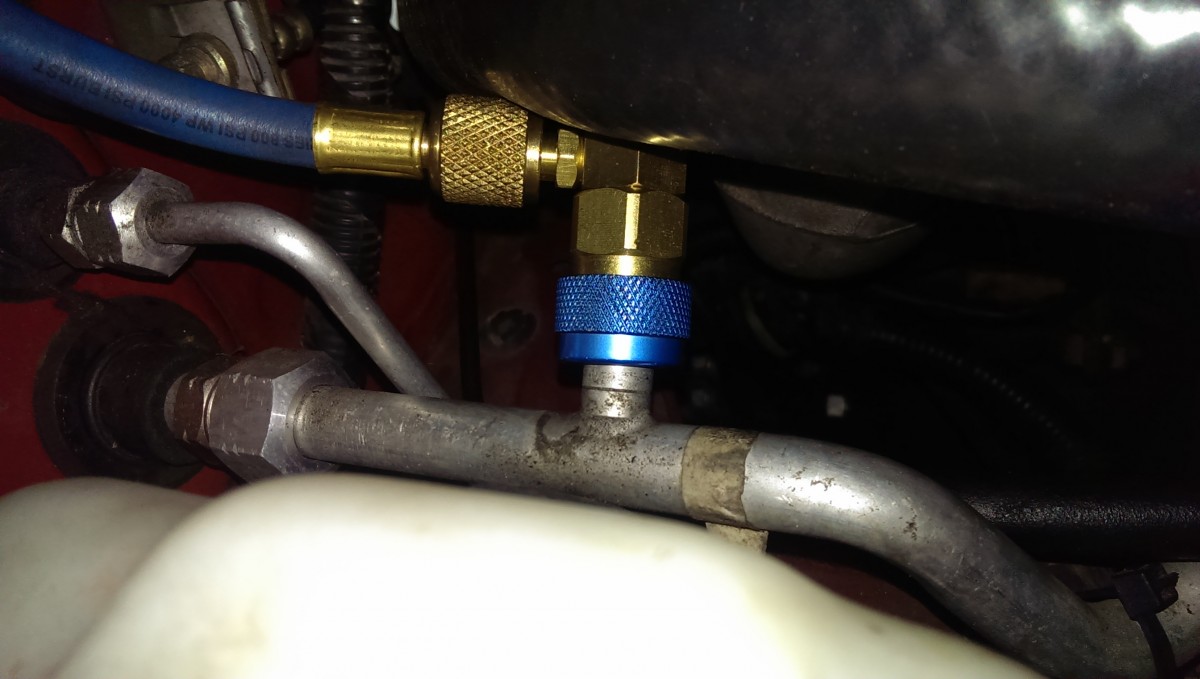 Recharging Car Air Conditioning Did It Myself