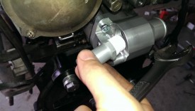Install the heater core fitting BEFORE the cover if you're doing this with engine in car
