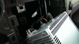I removed all of the radio's connectors