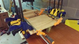 Glue up: parallel clamps would have helped