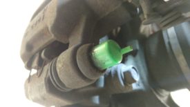 Remove the dust cap, this one is green but they're usually black