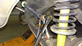 Sway bar end link removal as before