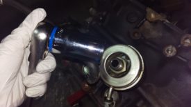 Removing the oil filter mount (optional)