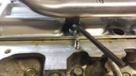 Cut off allen wrench tightening bolt