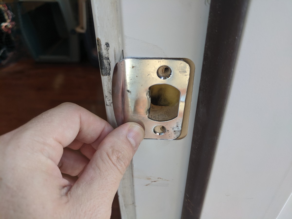 How to Drill Hole for Door Strike Plate 